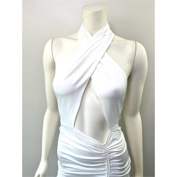 LEAU White Bodycon Dress Size Small - Picture 8 of 14